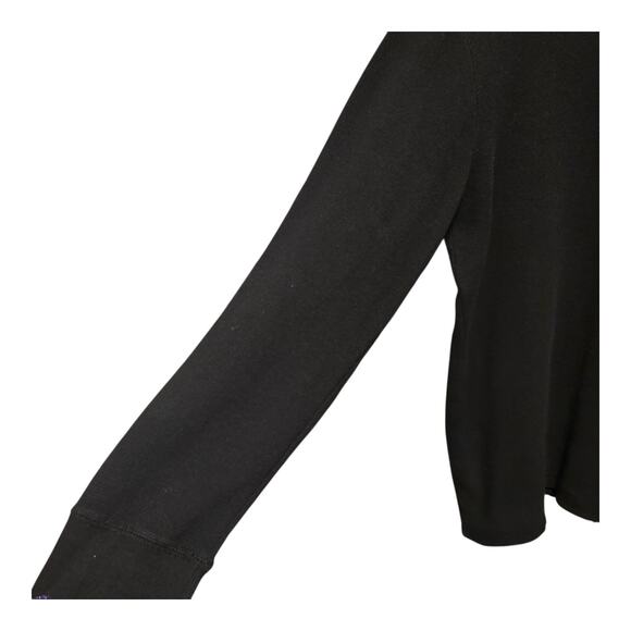 Ecko Mens Waffle Thermal Knit Shirt Size Large Black Crew Neck Raw Hem Casual - Picture 7 of 11